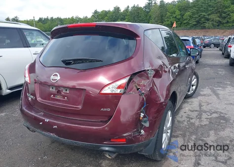 2011 Nissan Murano S z USA, uszkodzony, nr VIN JN8AZ1MW2BW160996